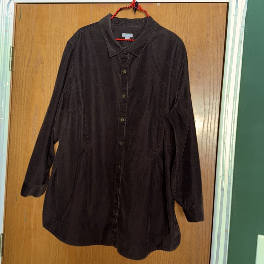 J. Jill women’s 3X button-down shirt - Picture 2 of 7